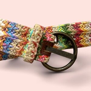 Boho colorful Woven Women's Belt